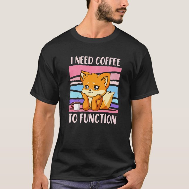 T-shirt Coffee drinker I need coffee ladies  1 (Devant)