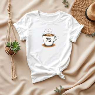 T-shirt Coffee Lover Maman Cadeau | Carburant maman