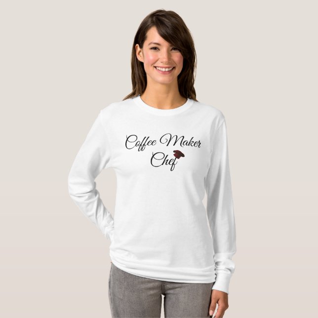 T-shirt Coffee Maker chef pour les États-Unis (Devant entier)