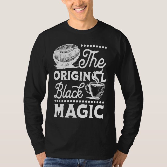 T-shirt Coffee Original Magic Caffeine Espresso  Addict (Devant)