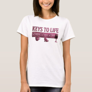 T-shirt COFFEE ROUGE AUDACIEUX PUIS VIN Mode Artistique
