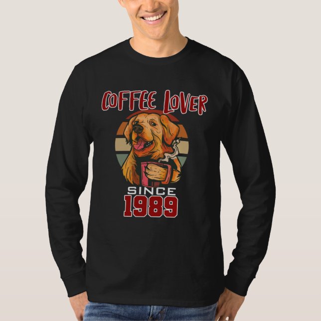T-shirt Coffee since 1989 (Devant)