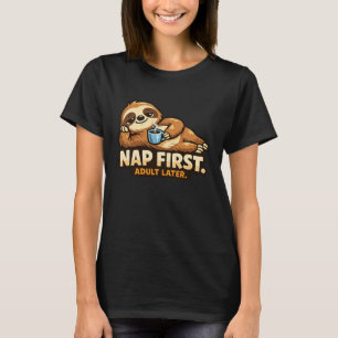 T-shirt Coffee Sloth - Royaume des créatures