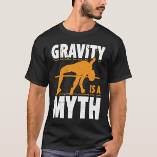 T-shirt Coffre À Poteaux Pour Athlétisme Bar High Jumper T