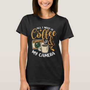 T-shirt Coffre Aroma pour photographie de café et de camér