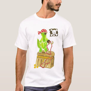T-shirt Coffre au trésor de pirate d'alligator