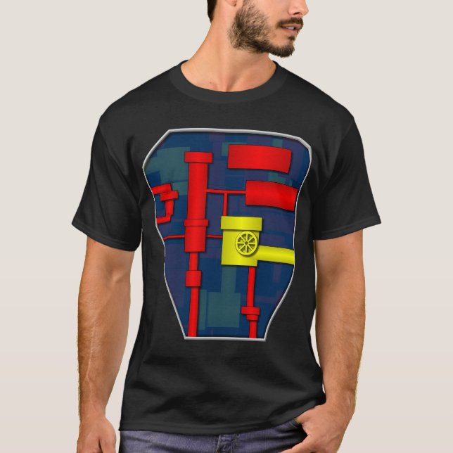 T-shirt Coffre de robot (Devant)