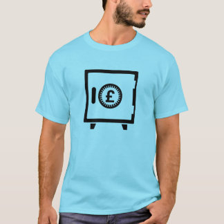 T-shirt Coffre-fort sécurisé avec signe de livre