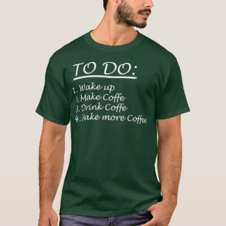 T-shirt Coffret À Faire Liste Drôle Citation Mignonne