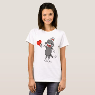 T-shirt Cognez la pièce en t mignonne de graphique de