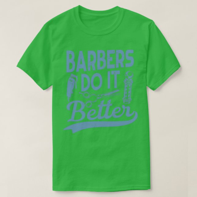 T-shirt Coiffeur-coiffeur coiffeur Barbershop Shi (Design devant)