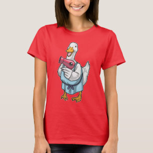 T-shirt Coiffeur de canard Sèche-cheveux