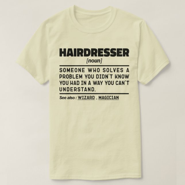 T-shirt Coiffeur Noun Barbershop Appréciation drôle (Design devant)