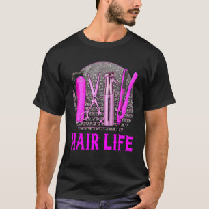 T-shirt Coiffeur Salon de coiffure Boutique ciseaux Shears