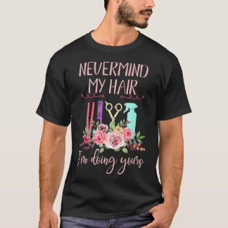 T-shirt Coiffeuse Dye Salon femmes coiffeuse cadeaux