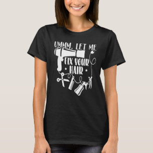 T-shirt Coiffeuse Stylo Coiffeuse Coiffeuse Barbier Barbie