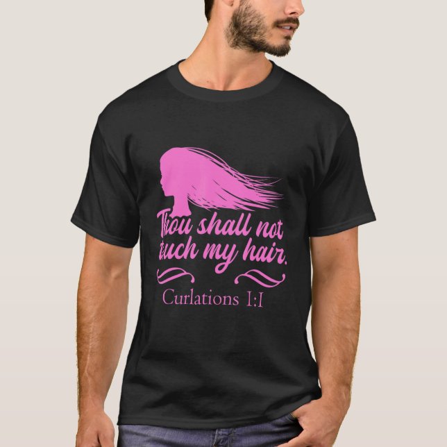 T-shirt Coiffure humoristique Corse Citation coiffeuse H (Devant)