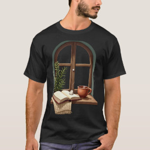 T-shirt Coin lecture nature morte