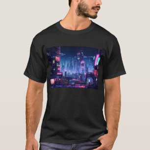 T-shirt Coin toit Cyberpunk
