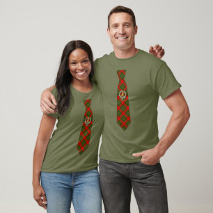 T-shirt Col cravate MacGregor Scottish Badge Tartan