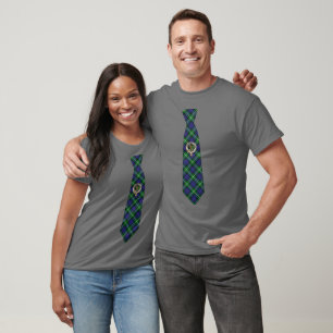 T-shirt Col de chemise écossais Forbes & tartan