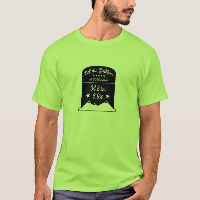 T-shirt Col du Galibier (Devant)