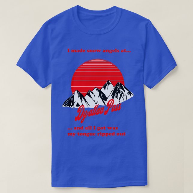 T-shirt Col Dyatlov commémoratif t (Design devant)