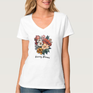 T-Shirt col en V de base pour femmes