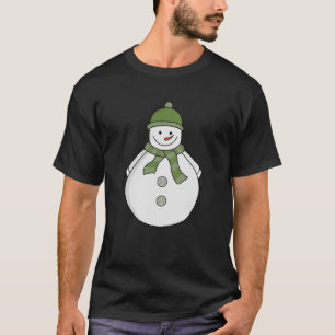 T-shirt Cold snowman