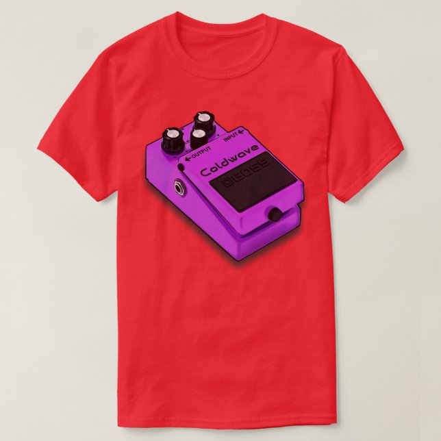 T-shirt Coldwave Original Guitare FX Pedal (Design devant)