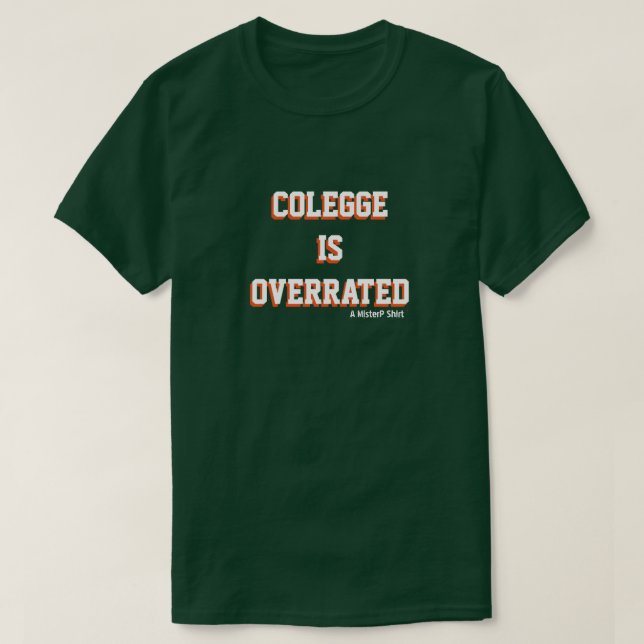 T-shirt COLEGGE SURVEILLÉ - Une chemise MisterP (Design devant)