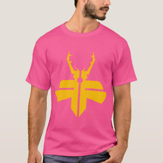 T-shirt Coléoptère papillon fantôme jaune