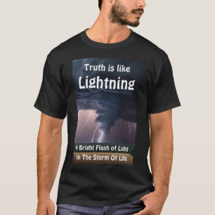 T-shirt "Colère du ciel : foudre déchaînée"