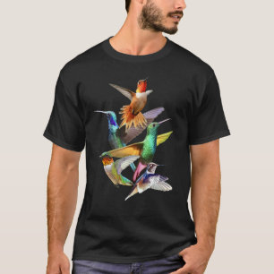 T-shirt Colibri En Vol Colibri I Love Hummingbi
