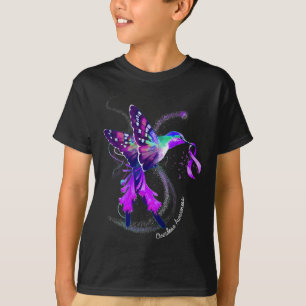 T-shirt Colibri tenant un surdosage du ruban pourpre