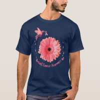 Colibri Tournesol rose Ruban Cancer du sein Aw