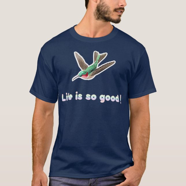 T-shirt colibris colibris vie des colibris si bon oiseau (Devant)