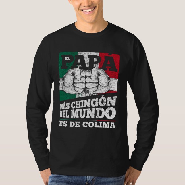 T-shirt Colima Mexico Dia del papá (Devant)
