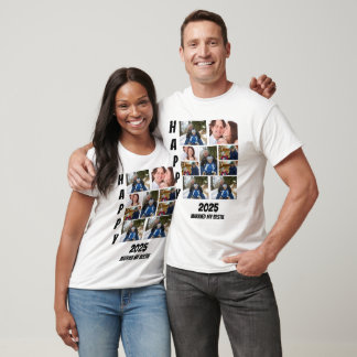 T-shirt Collage de 9 photos de souvenirs de couple personn