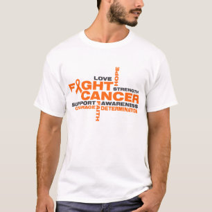 T-shirt Collage de combat de leucémie