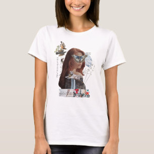 T-shirt Collage de la femme Gaia