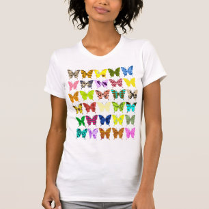 T-shirt Collage de papillon