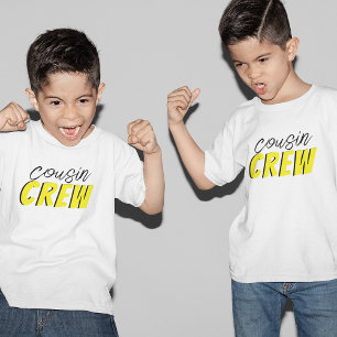 T-shirt Collage de photos Cousin Crew