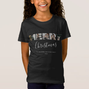 T-Shirt Collage de photos familiales personnalisées Joyeu