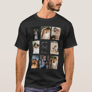 T-shirt Collage de photos personnalisé Photo de famille