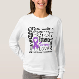 T-shirt Collage de travailleurs sociaux de fibromyalgie