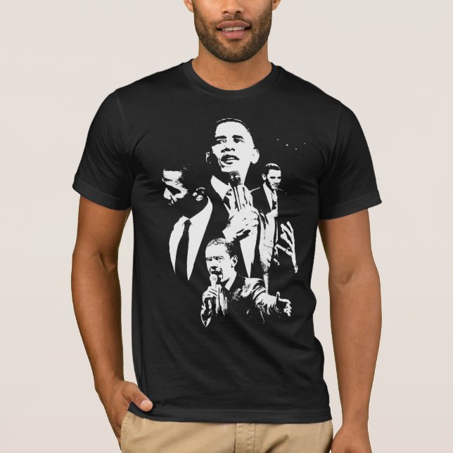 T-shirt Collage d'Obama par akamundo (Devant)