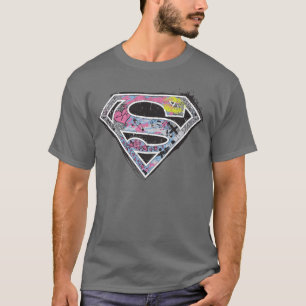 T-shirt Collage du logo Supergirl