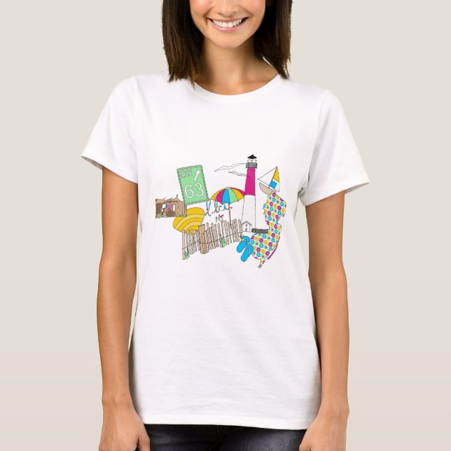 T-shirt Collage Girly d'amour de LBI (Devant)