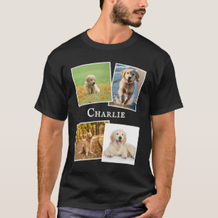 T-shirt Collage Multi Photo Personnalisé pour Amateur de C